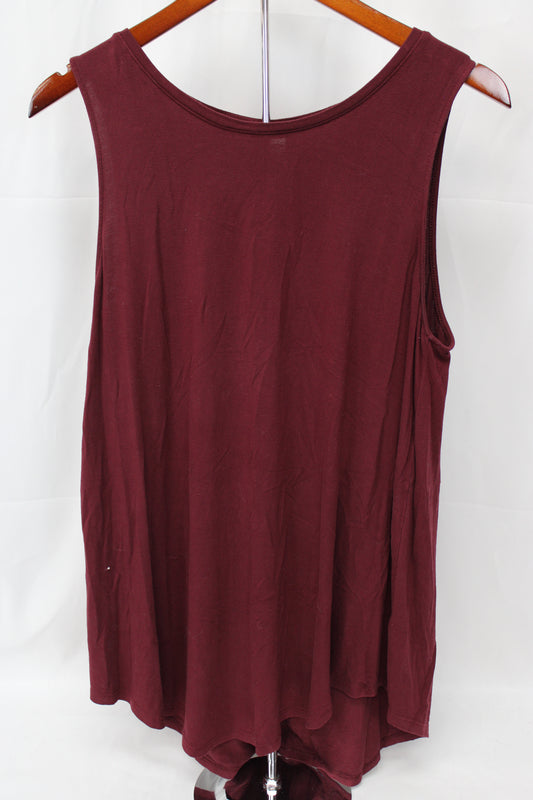 Old Navy Luxe Tank Top, Red, Women’s L