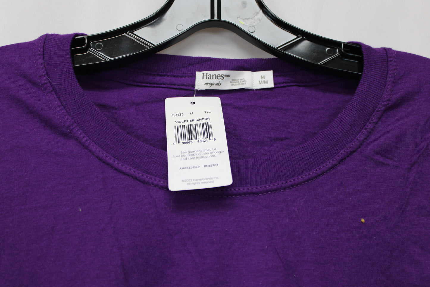 Hanes Original Long Sleeve T-Shirt, Purple, Women’s M