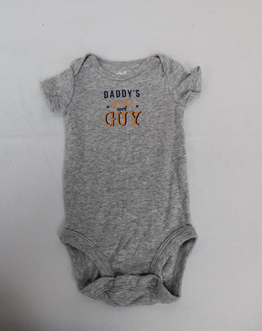 Carter’s Daddy’s Little Cool Guy Onesie, Gray, NB