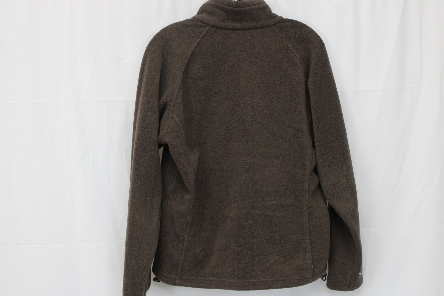 Columbia Fleece Zip Up Jacket, Brown, Women’s M