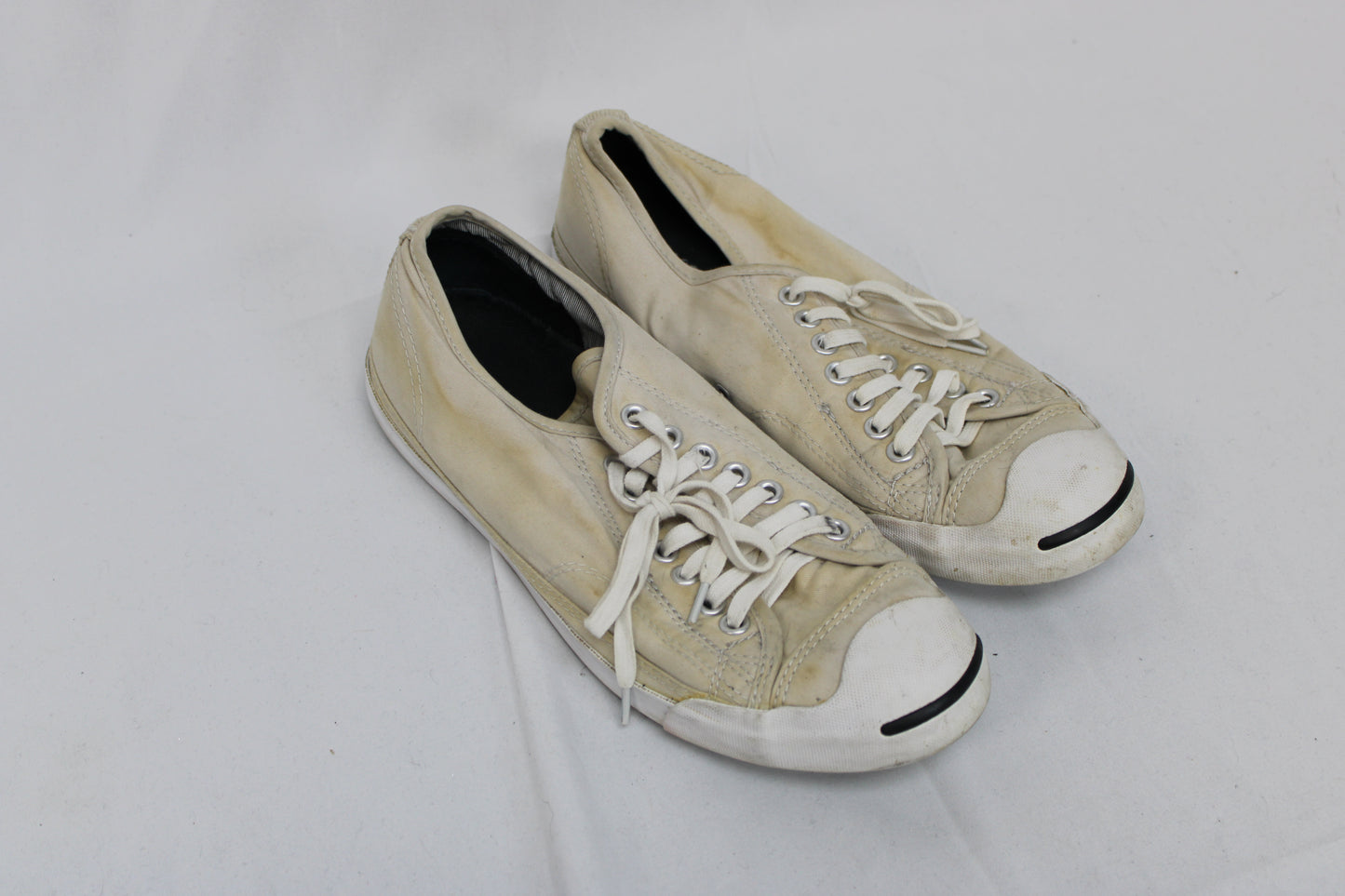 Converse Vintage Jack Purcell Shoes, Off-White, Women’s 7.5