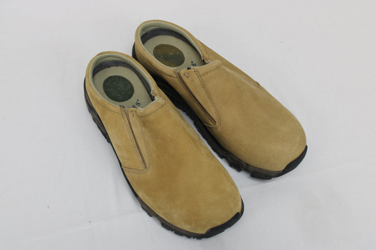 Bass Slip-on Shoes, Brown, Men’s 9