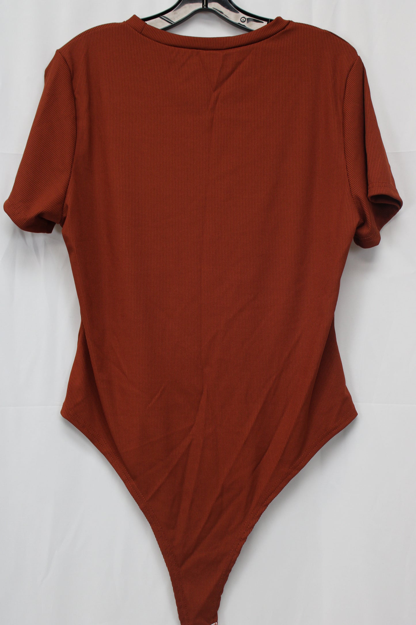 SHIEN Curve Short Sleeve Body Suit, Orange, Women’s XXL