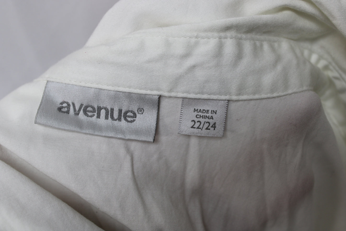 Avenue Button Up Blouse, White, Women’s 22/24