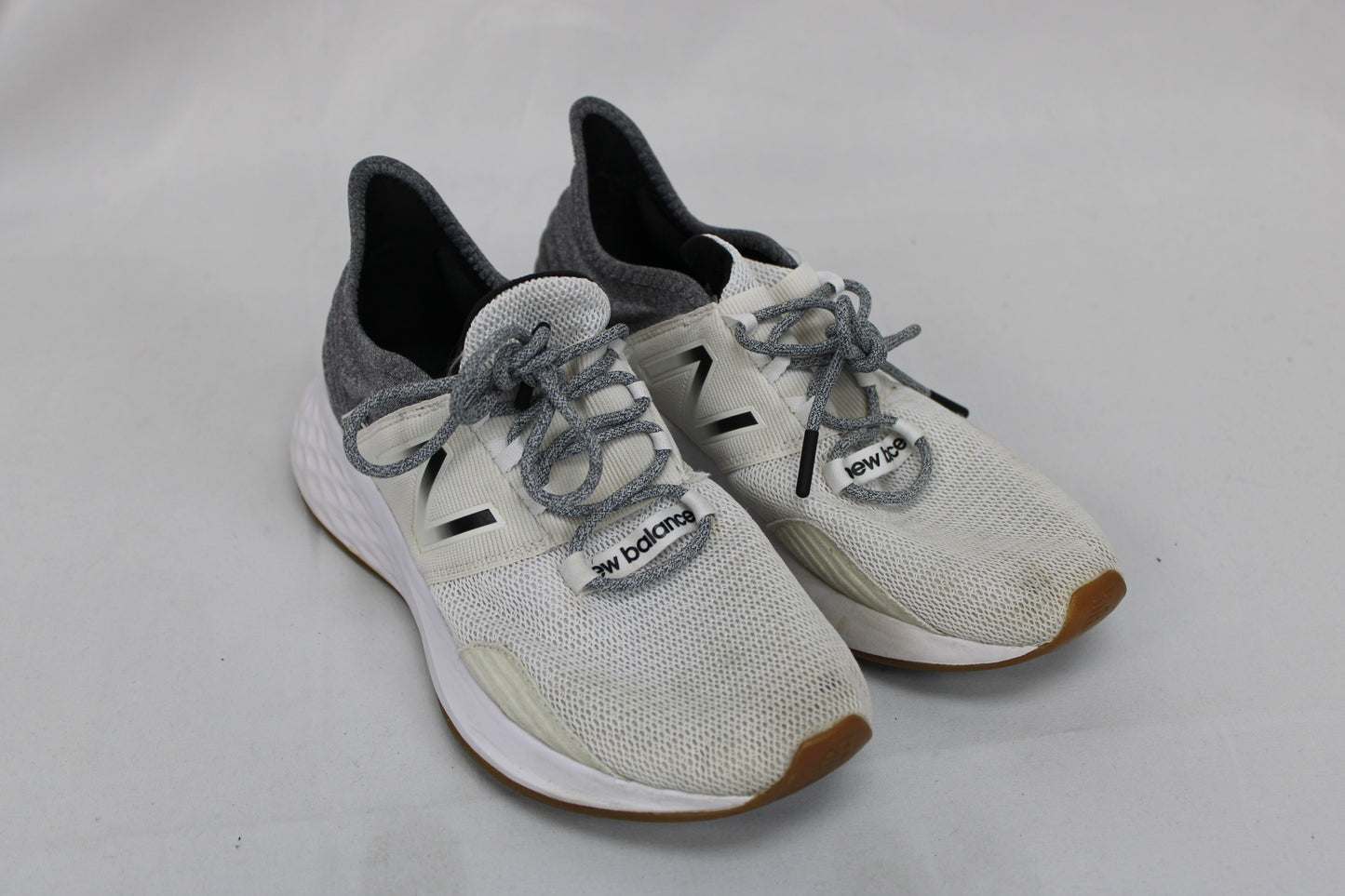 New Balance Fresh Foam Roav Sneakers, White/Gray, Women’s 8