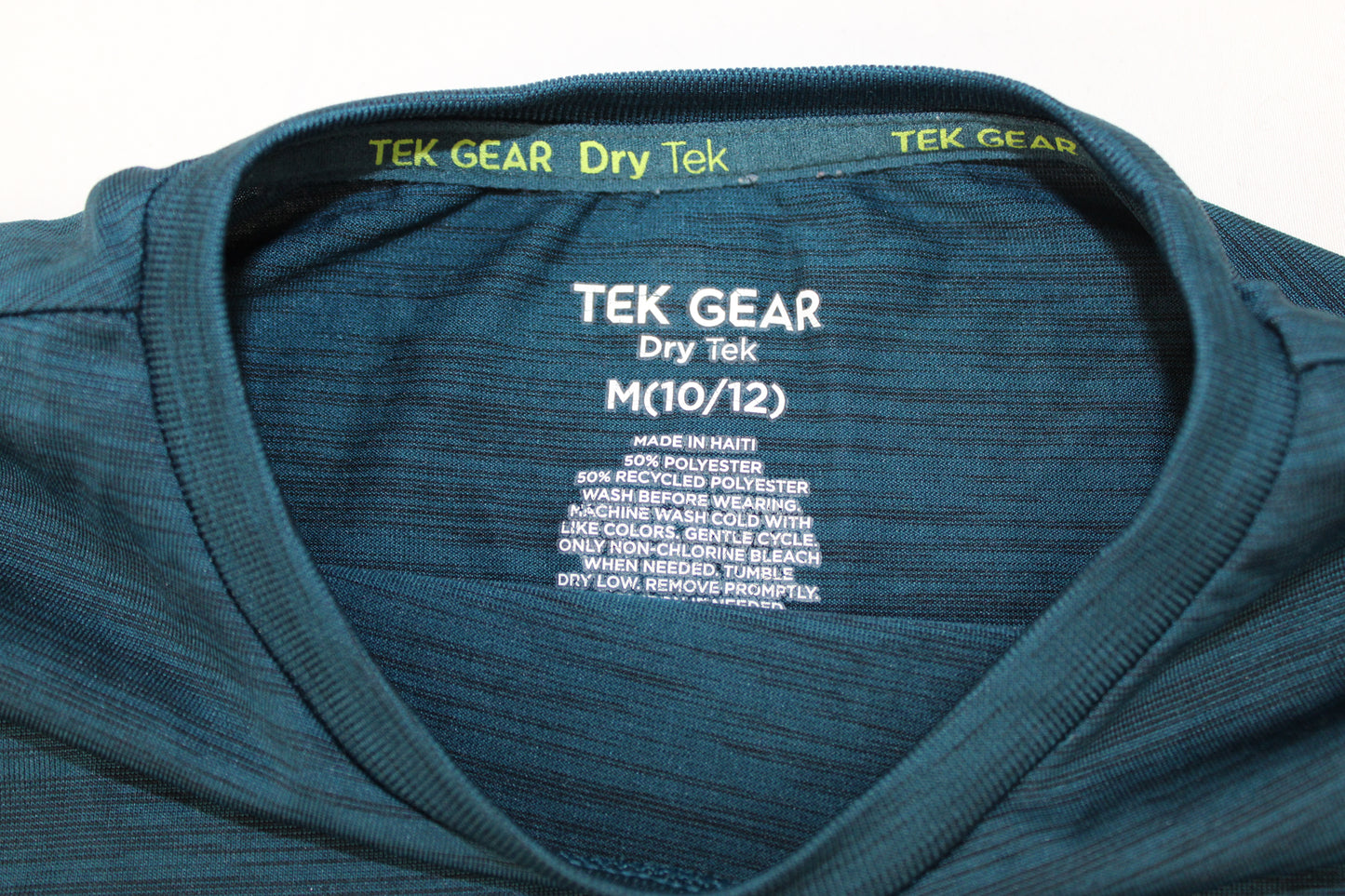 Tek Gear Short Sleeve Wicking Shirt, Blue, Boys M