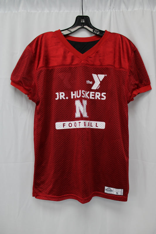 Smash Athletics Jr. Huskers NE Football Jersey, Red, Youth S