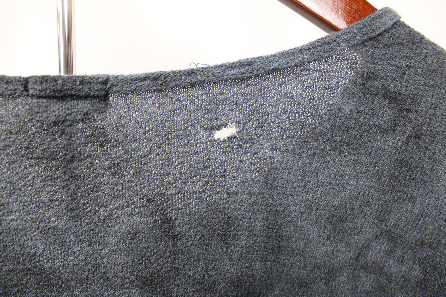Billabong Knitted Cropped Top, Gray, Women’s L