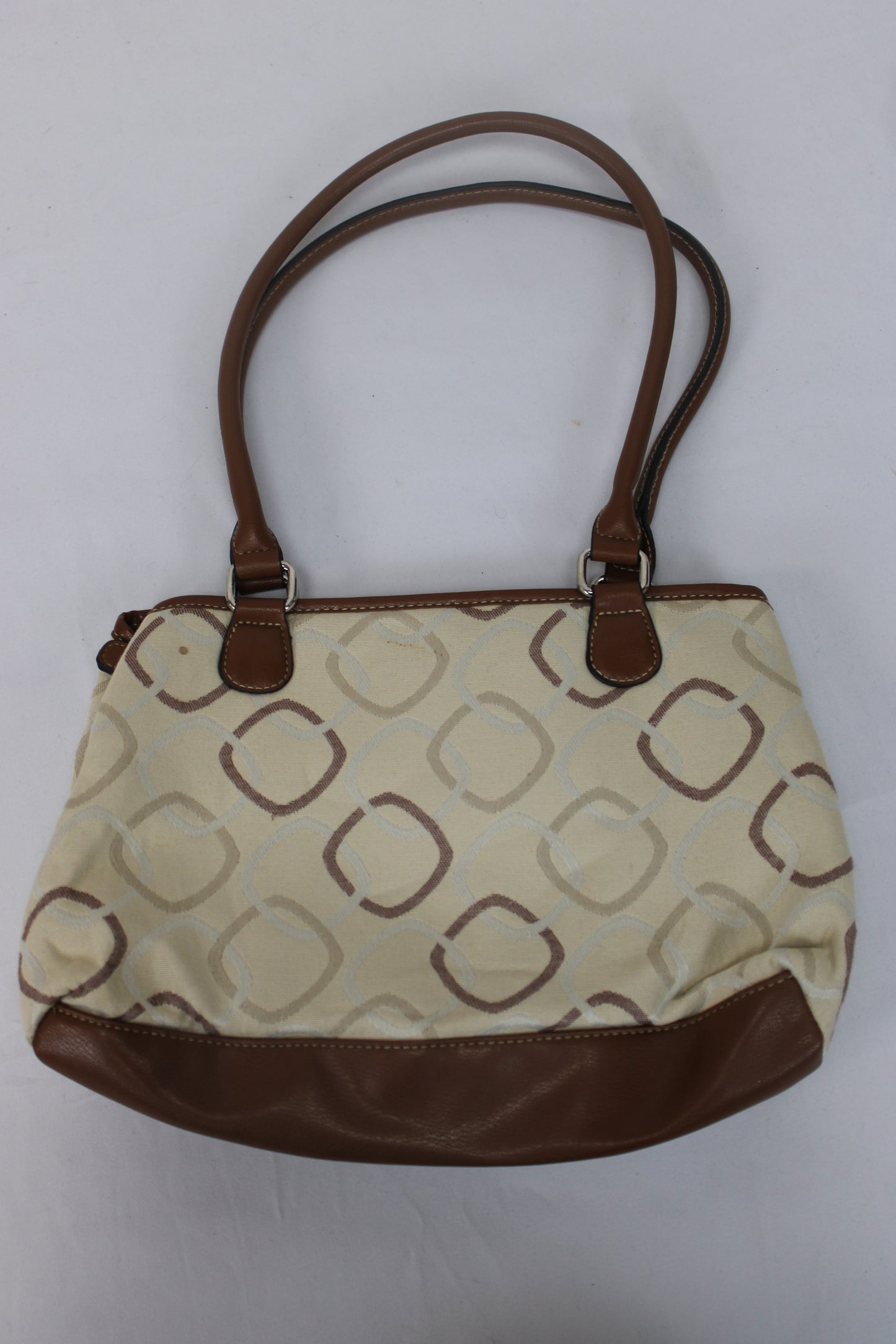 Vintage Monogram Pattern Shoulder Bag