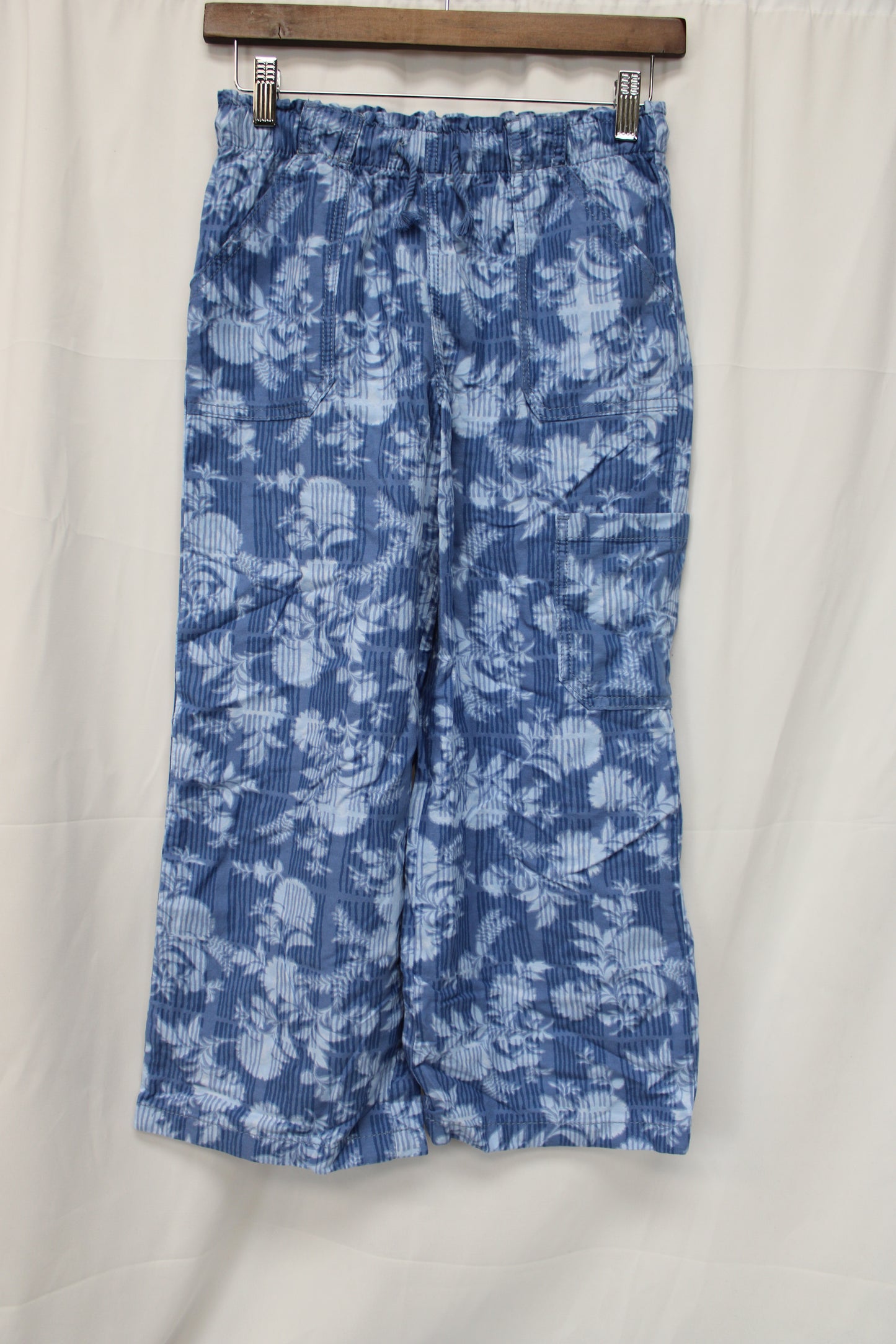 Oshkosh Tropical Two Piece Short Sleeve Set, Blue, Girls 10