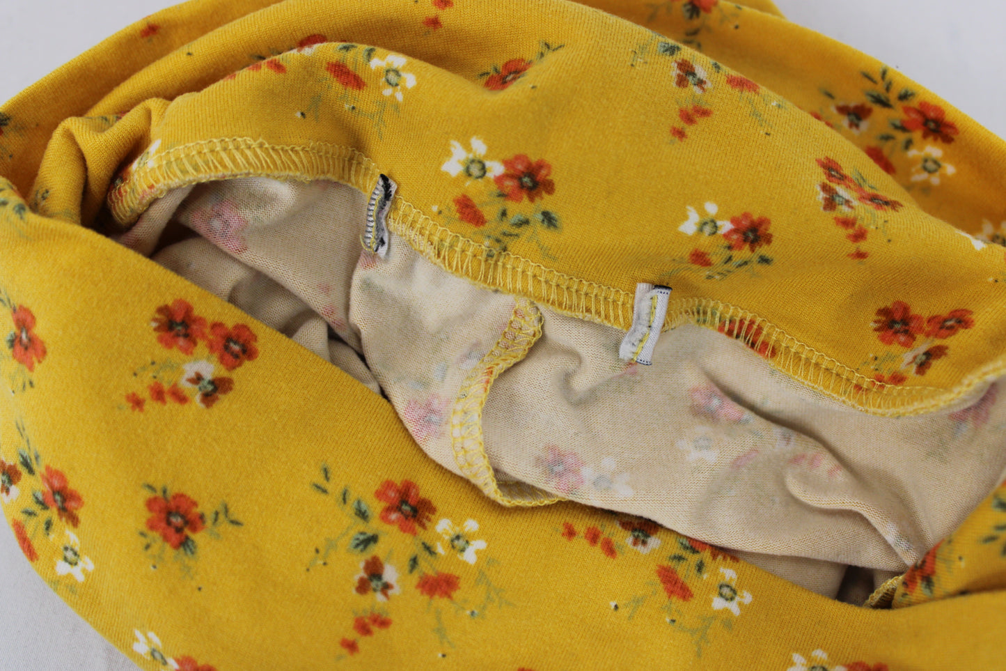 Youth Floral Shorts, Yellow, S