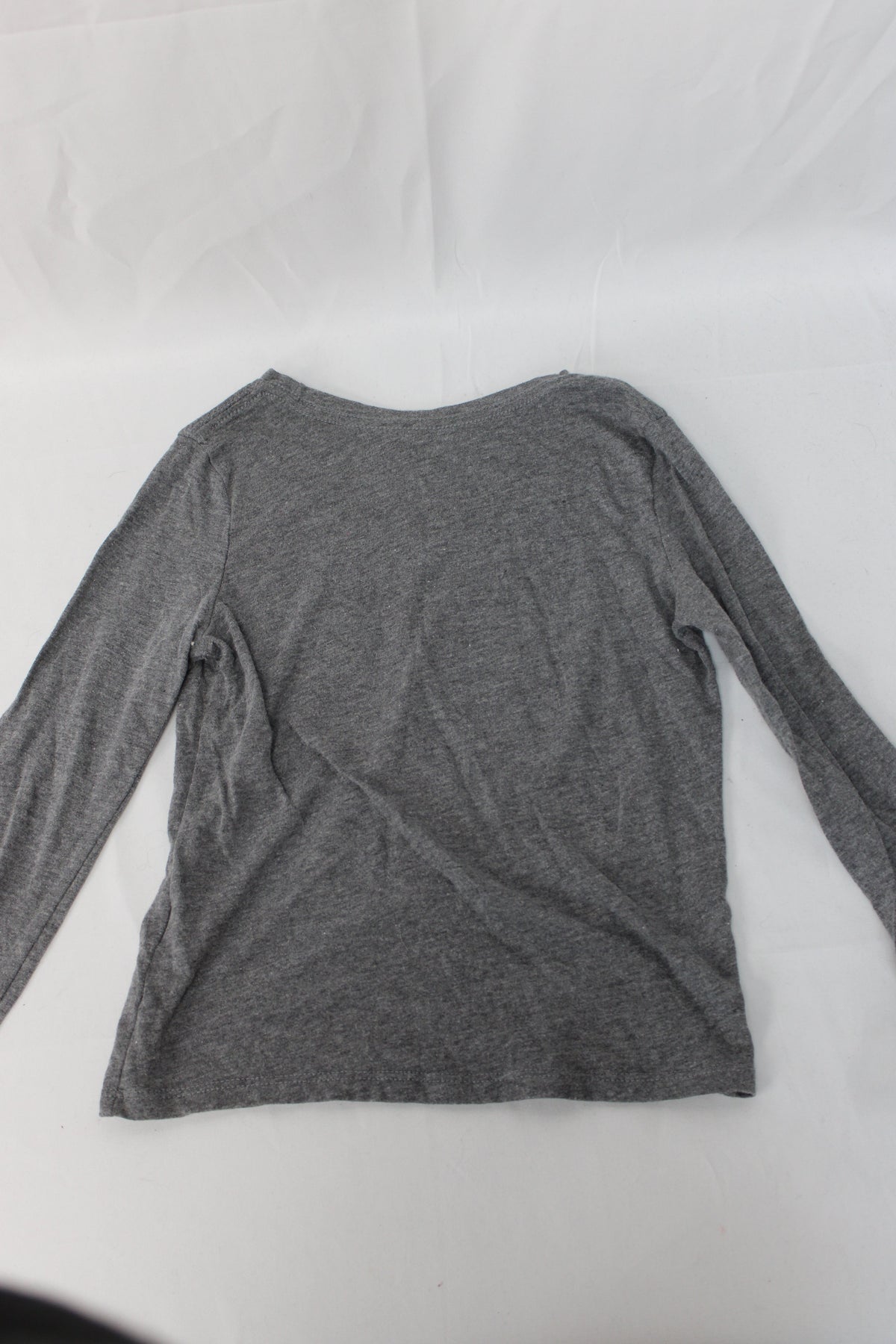Old Navy Best Friend Long Sleeve Shirt, Gray, Youth S