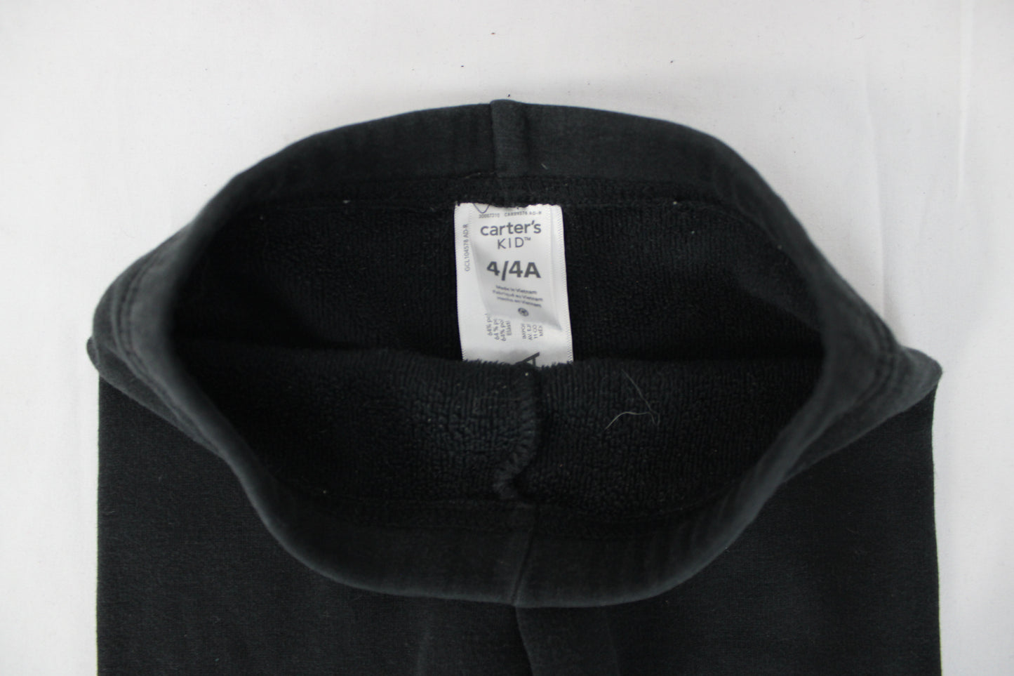 Carter’s Fleece Lined Pants, Black, Youth 4T