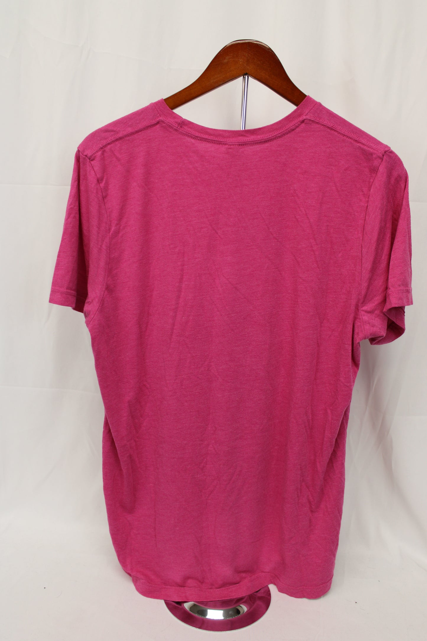 Gildan Pink Bandana Breast Cancer T-Shirt, Pink, Women’s L