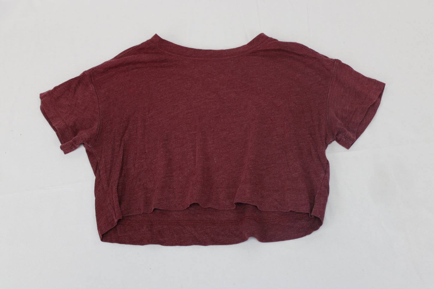 Old Navy Short Sleeve Cropped Top, Red, Women’s S