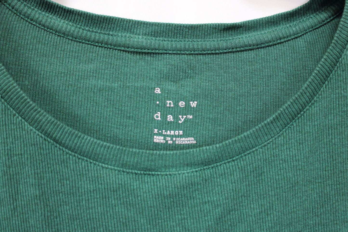 A New Day Long Sleeve T-Shirt, Green, Women’s XL