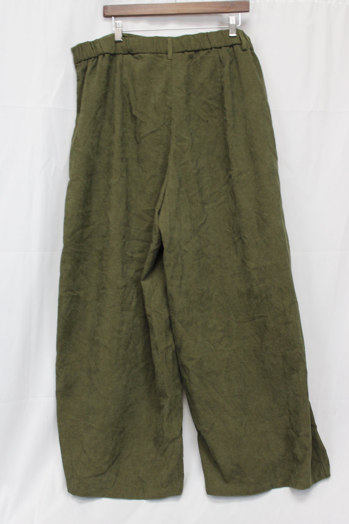 SHIEN Curve Wide Leg Pants. Green XXXL
