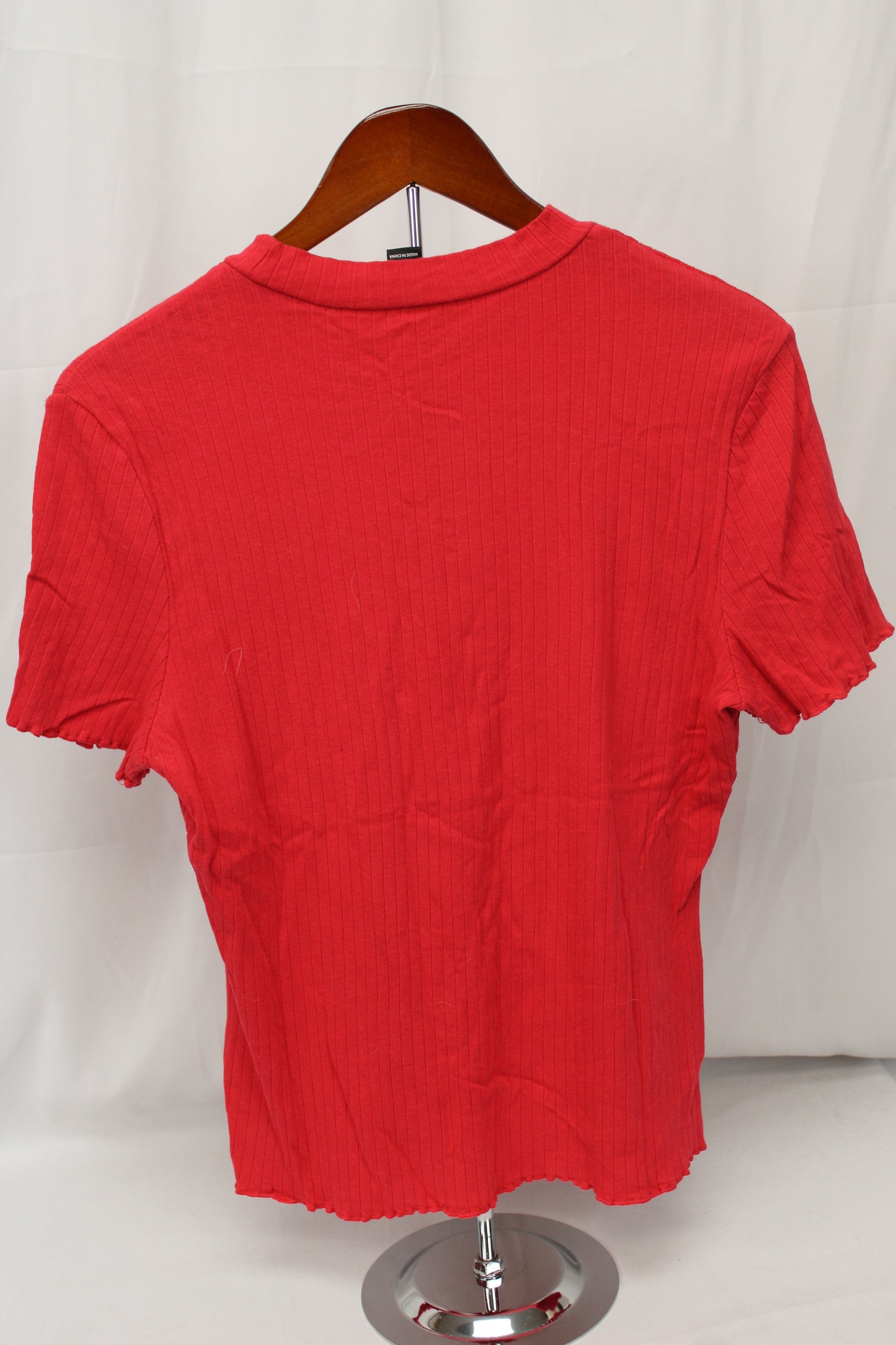 SHIEN Short Sleeve T-Shirt, Red, Women’s XXL