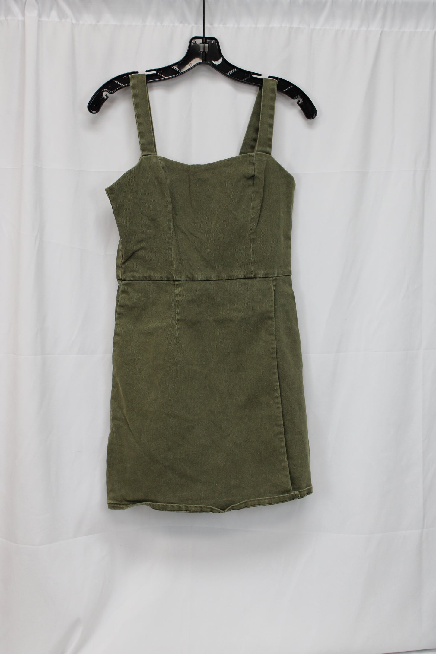 Copper Key Sleeveless Canvas Dress, Green, Women’s S