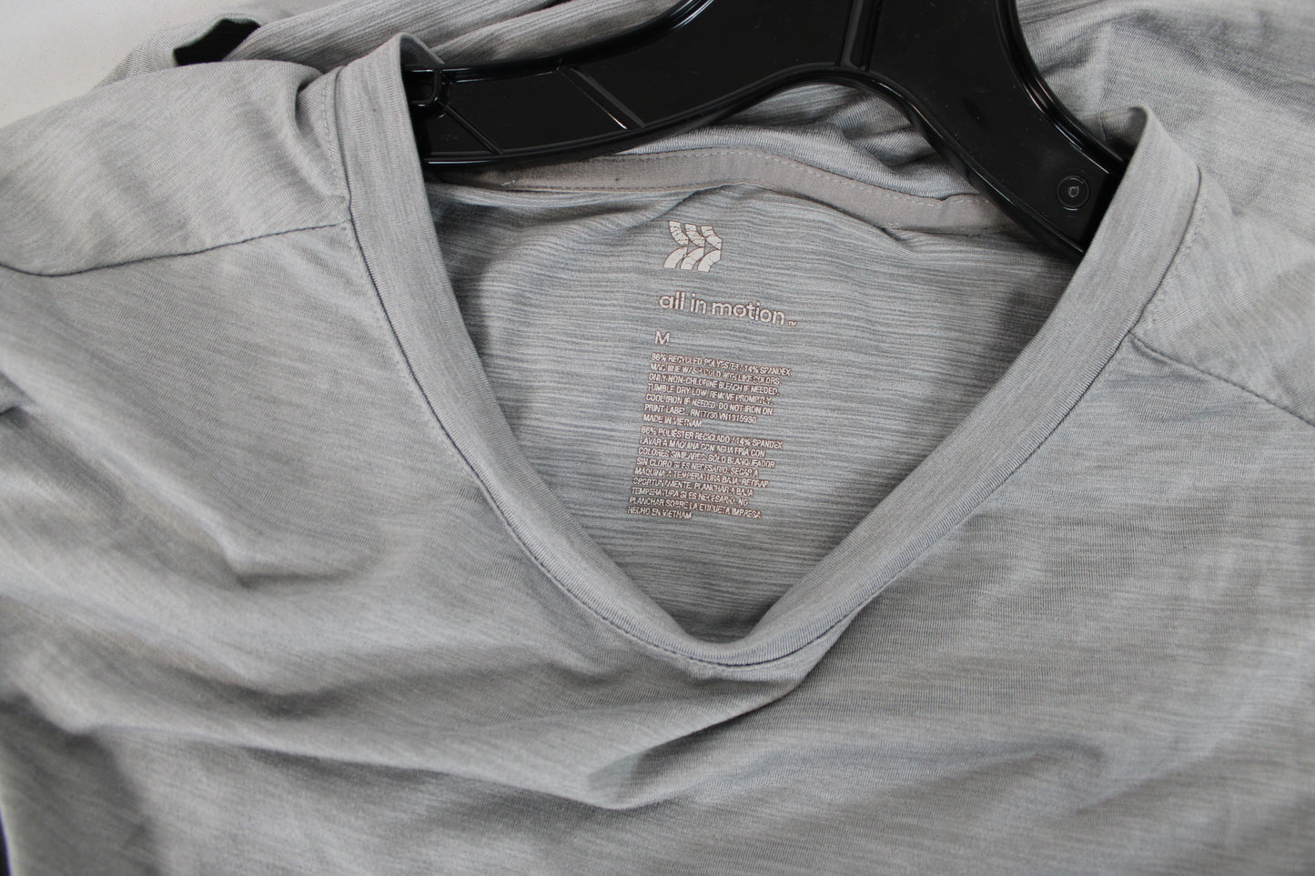 All in Motion Athletic T-Shirt, Gray, Men’s M