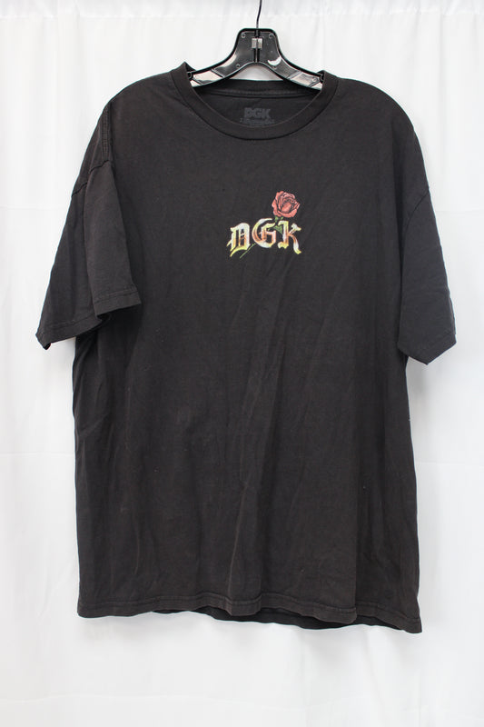 DGK La Raza Short Sleeve T-Shirt, Black, Men’s XL