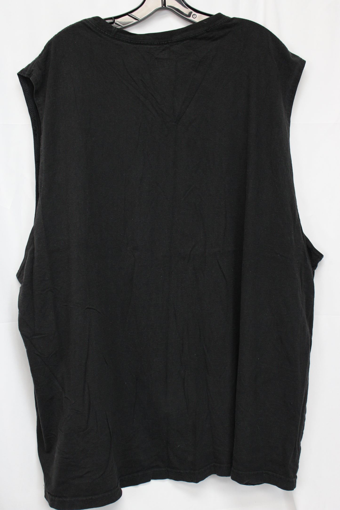Way to Celebrate! Patriotic Skull Tank Top, Black, Men’s XXXL