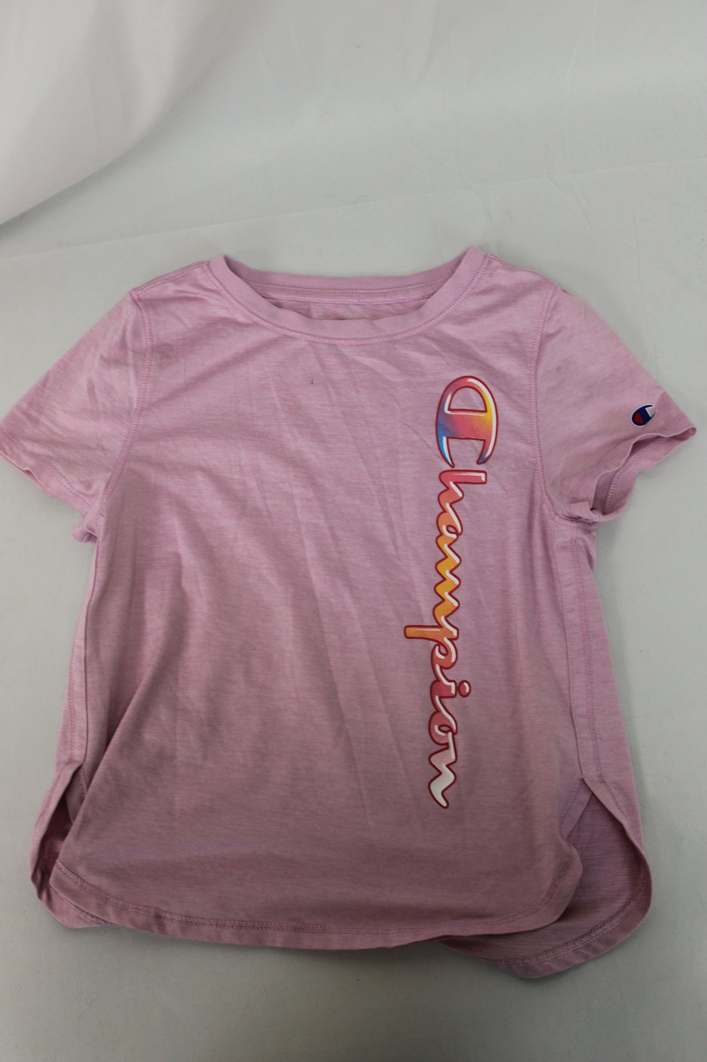 Champion Graphic Short Sleeve T-Shirt, Pink, Women’s 5/6