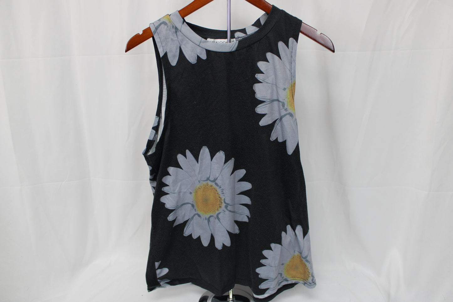 Misslook Daisy Tank Top, Black, Women’s L