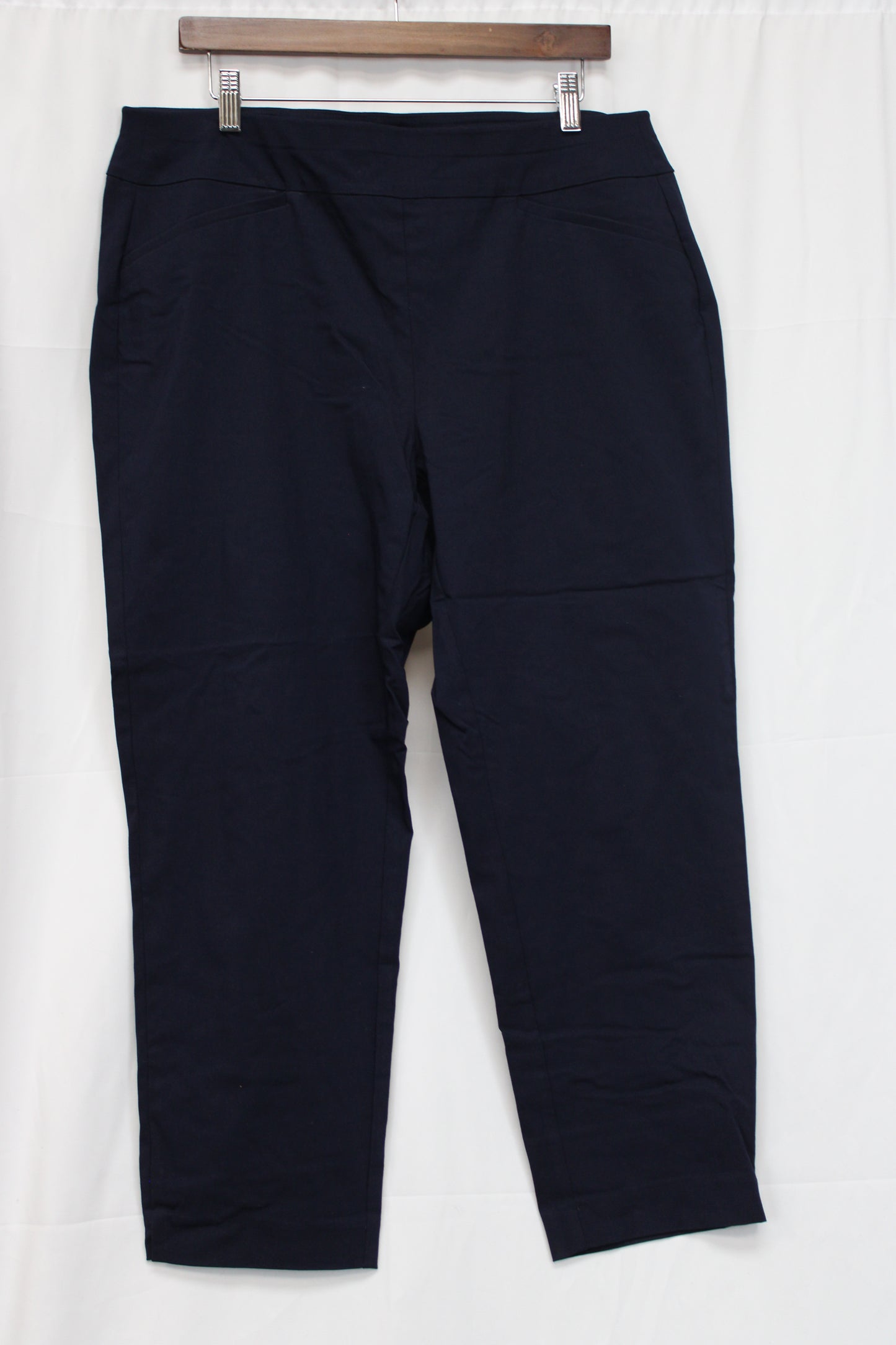 Talbots Plus Capri Pants, Navy, Women’s 14