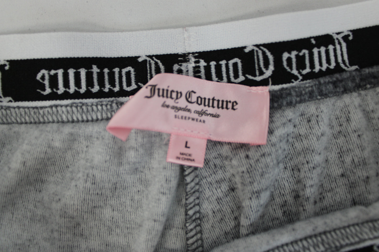 Juicy Couture Pajama Shorts, Gray, Women’s L