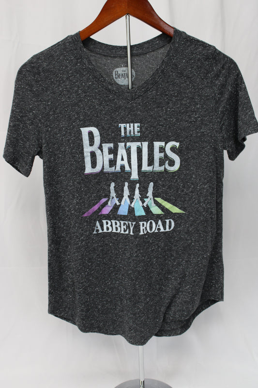 The Beatles Abbey Road T-shirt, Gray, Women’s Small