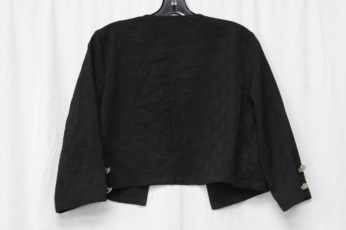 SHIEN Quarter Length Sleeve Jacket, Black, Women’s XL