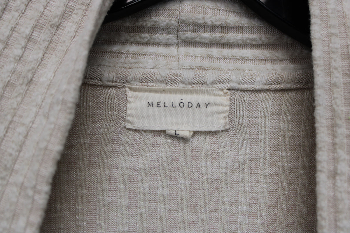 Melloday Long Sleeve Cardigan, Cream, Women’s L