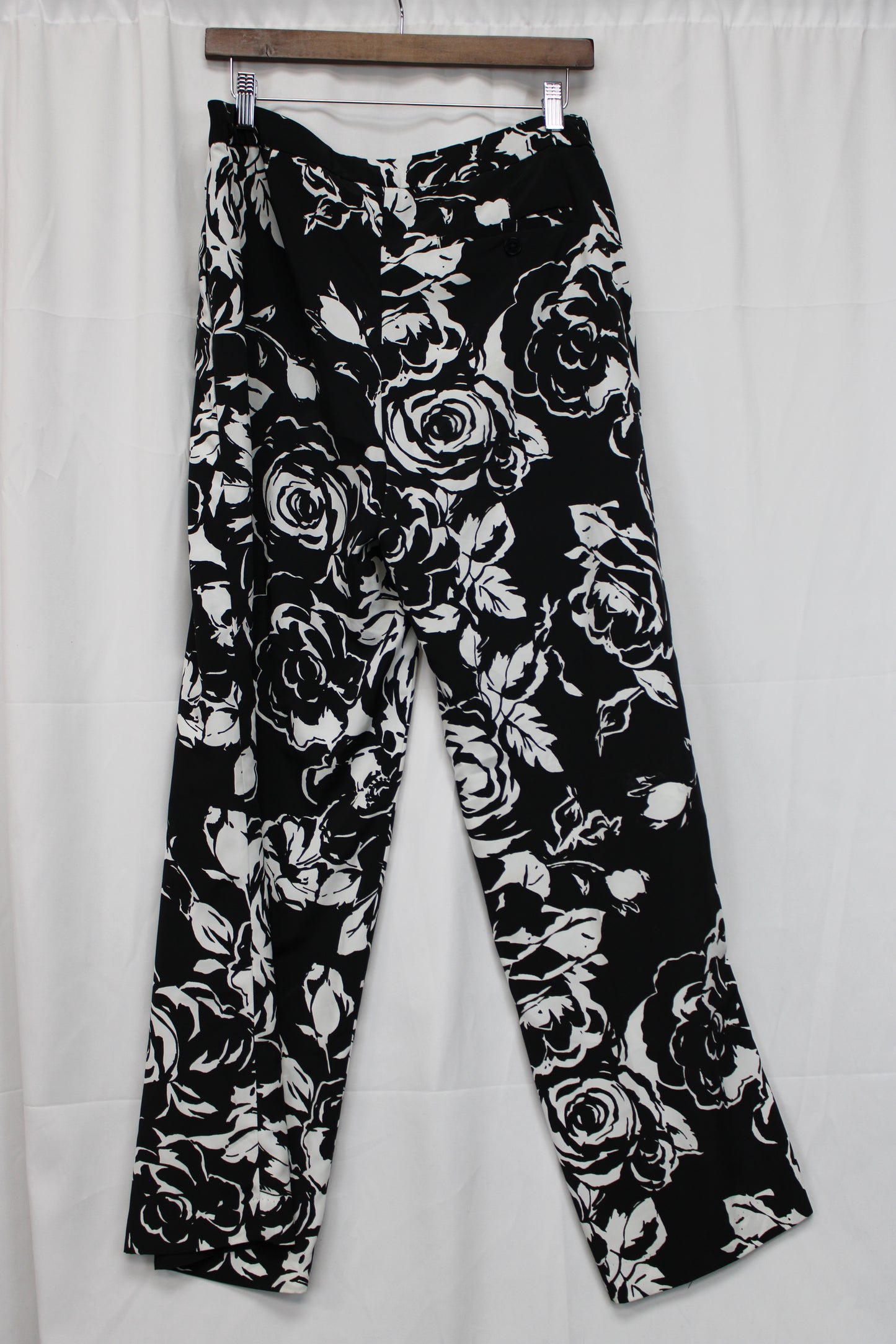 Ralph Lauren Rose Pants, Black/White, Women’s 14 Petite