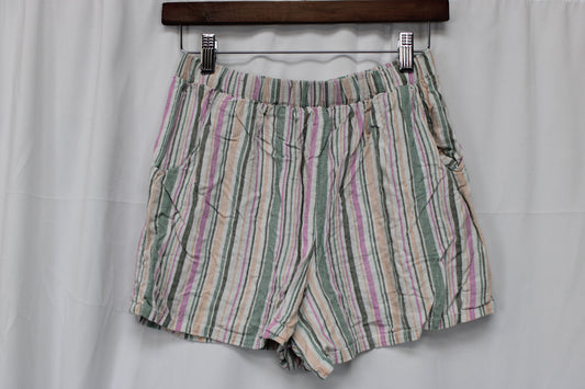 Art Class Multicolor Striped Shorts, Girls XL