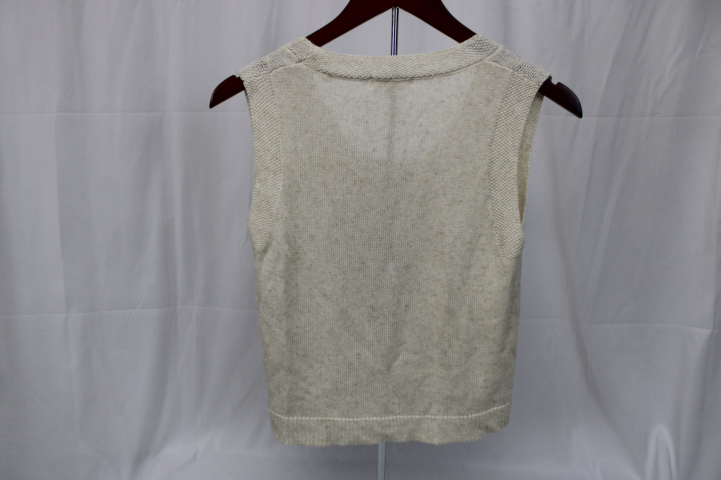 Max Studio Cropped Vest, Beige, Women’s XS