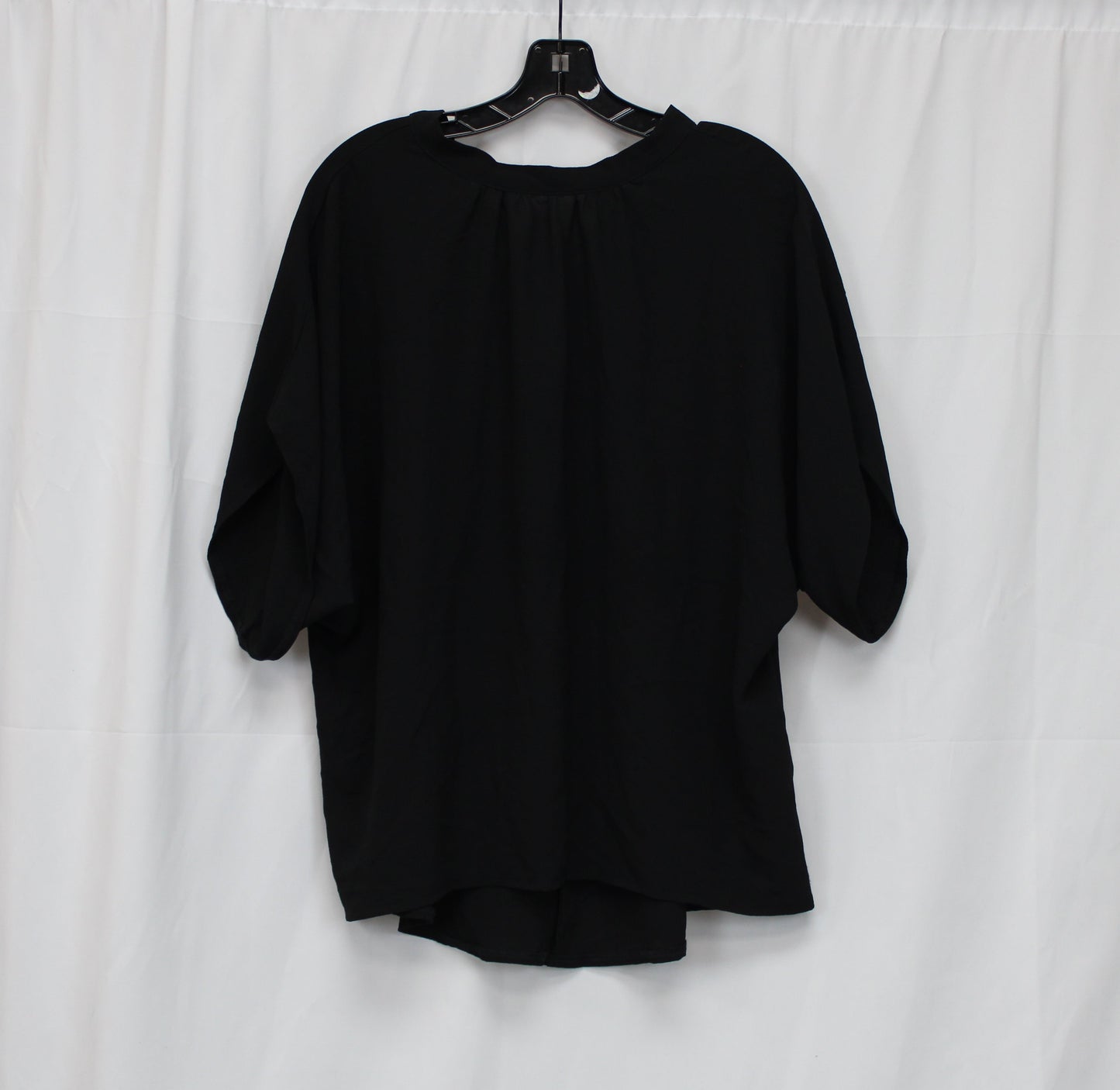 SHIEN Back Tie Blouse, Black, Women’s L