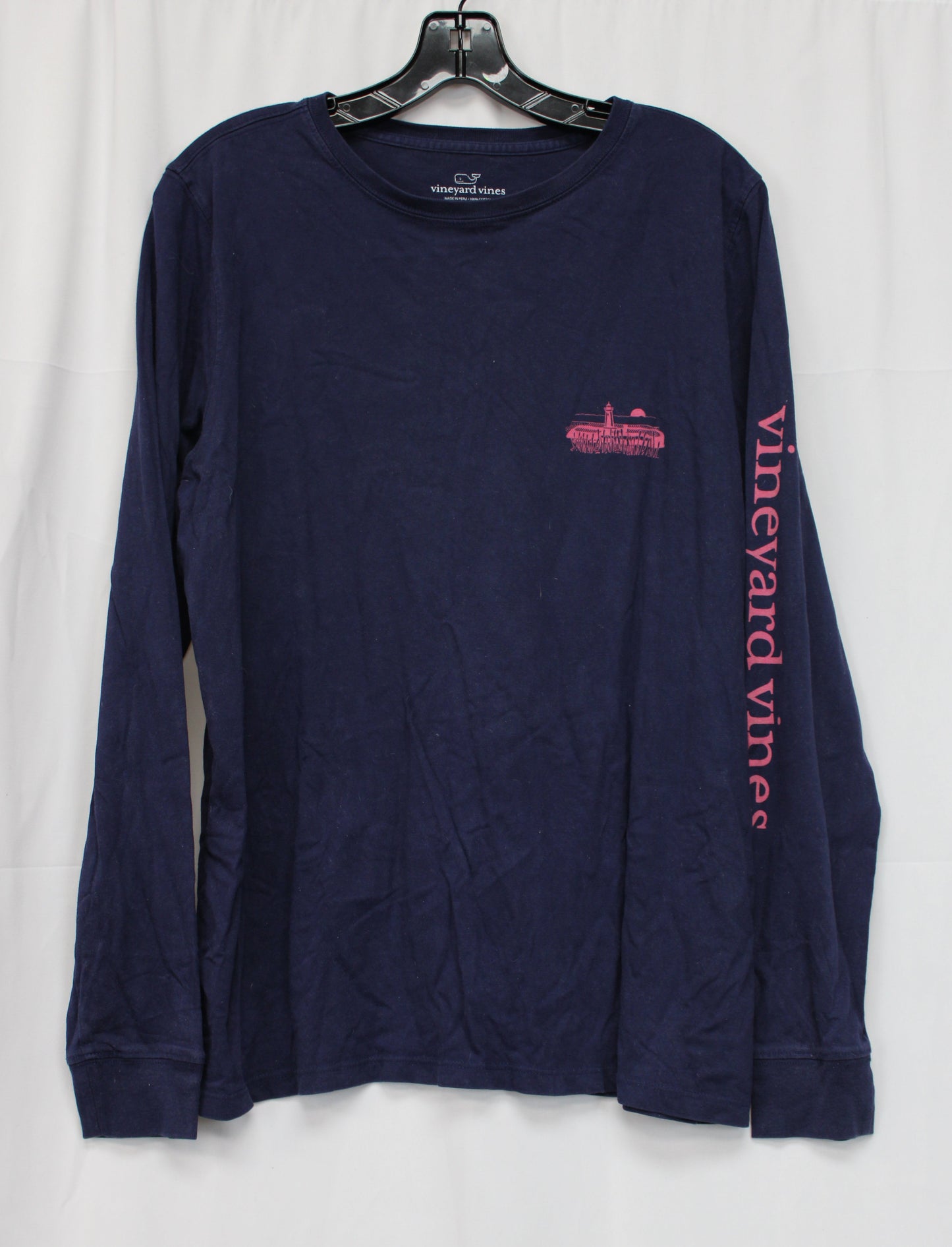 Vineyard Vines Long Sleeve T-Shirt, Navy, Men’s L