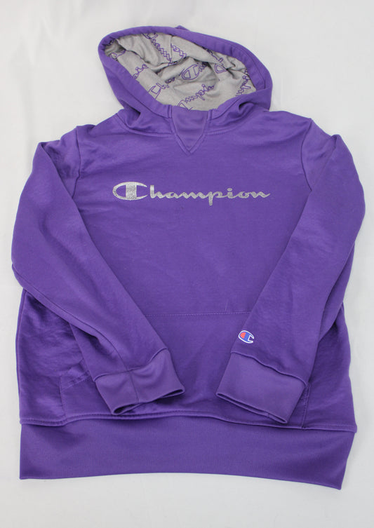 Champion Hoodie, Purple, Girls 7/8