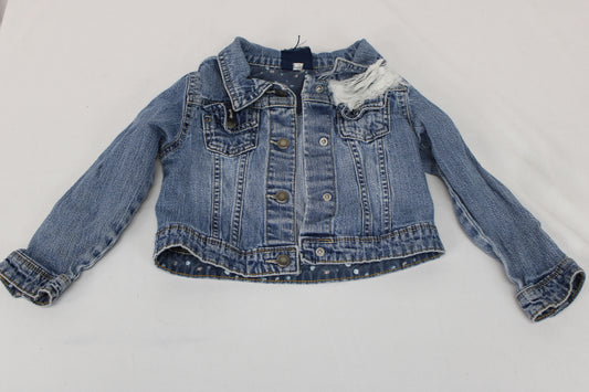 OshKosh Genuine Kids Distressed Denim Jacket, Girls 4T