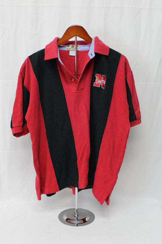 Boa Resort Nebraska Huskers Vintage Polo, Mens L