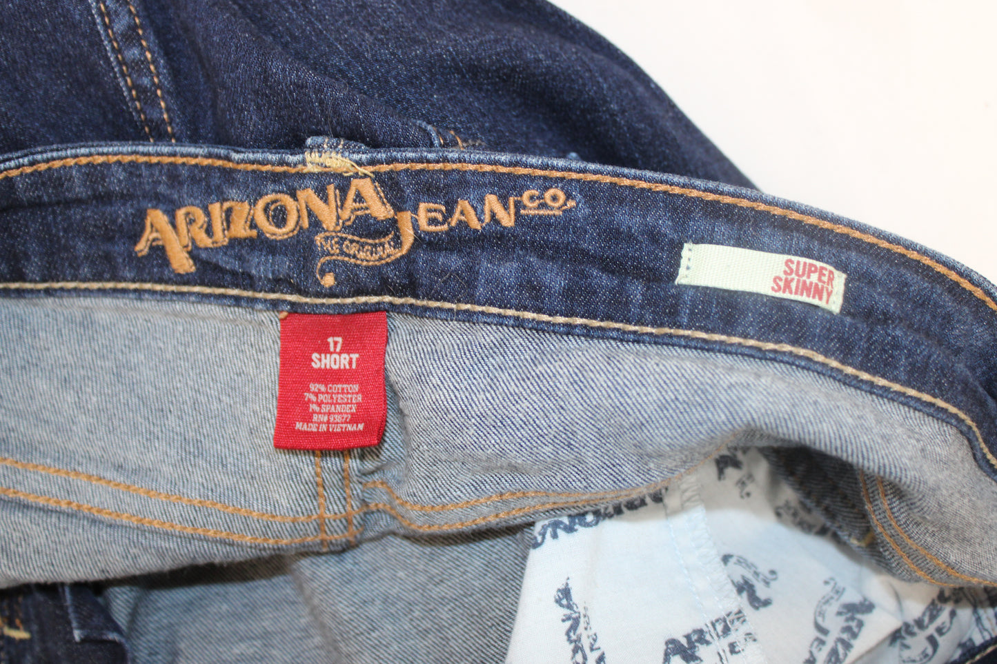 Arizona Jeans Co. Super Skinny Short Jeans, Women’s 17