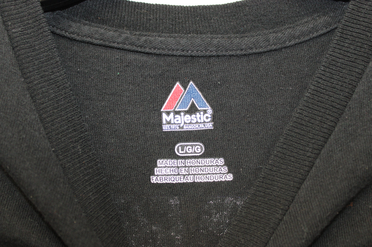 Majestic Rockies Blackmon 19 Short Sleeve T-Shirt, Black, Men’s L