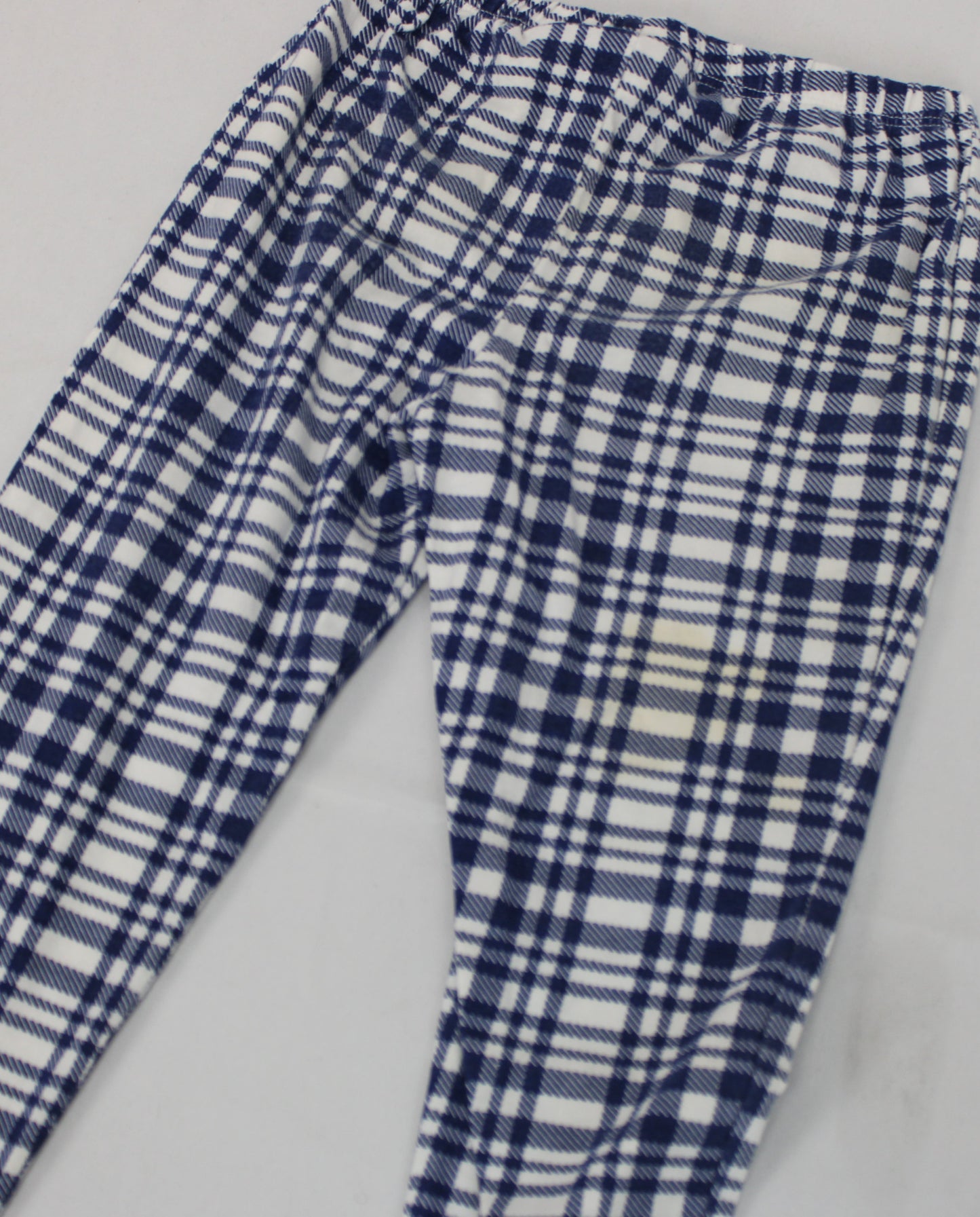 Kids Headquarters Plaid Leggings, Blue/White, Girls 6x