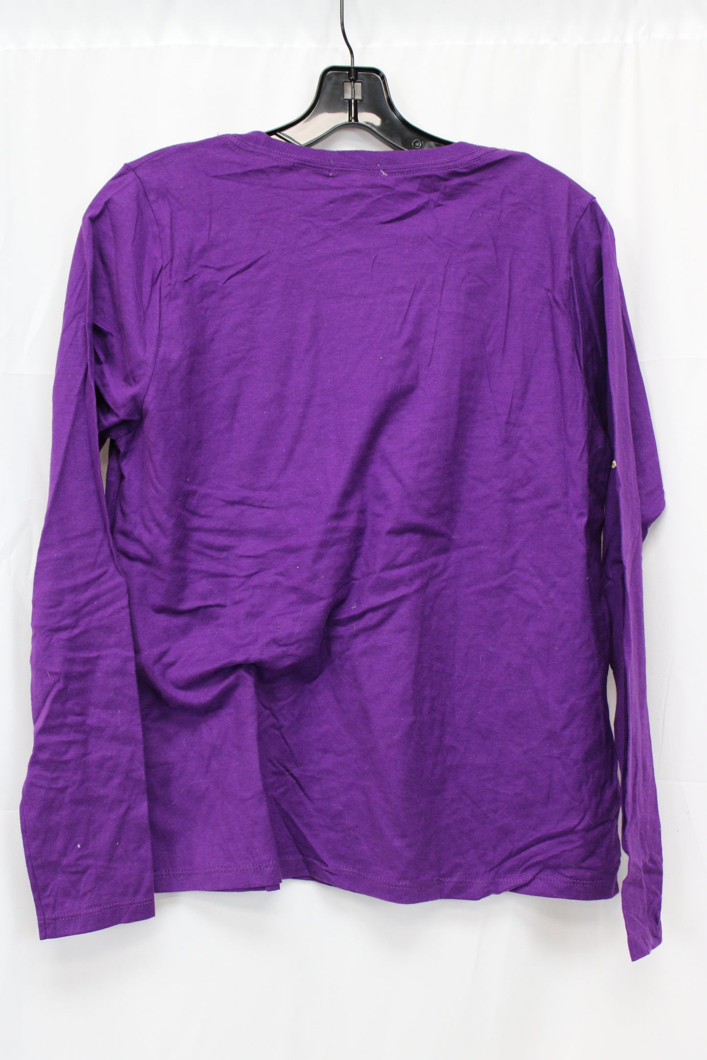 Hanes Original Long Sleeve T-Shirt, Purple, Women’s M