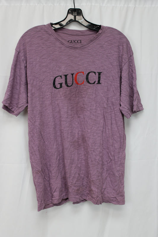 Gucci Short Sleeve Shirt, Pink, Men’s L