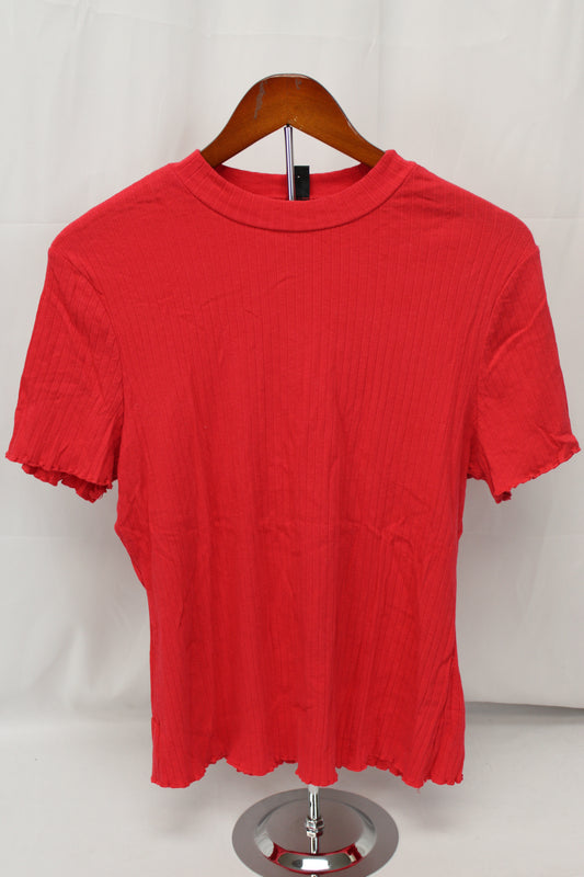 SHIEN Short Sleeve T-Shirt, Red, Women’s XXL