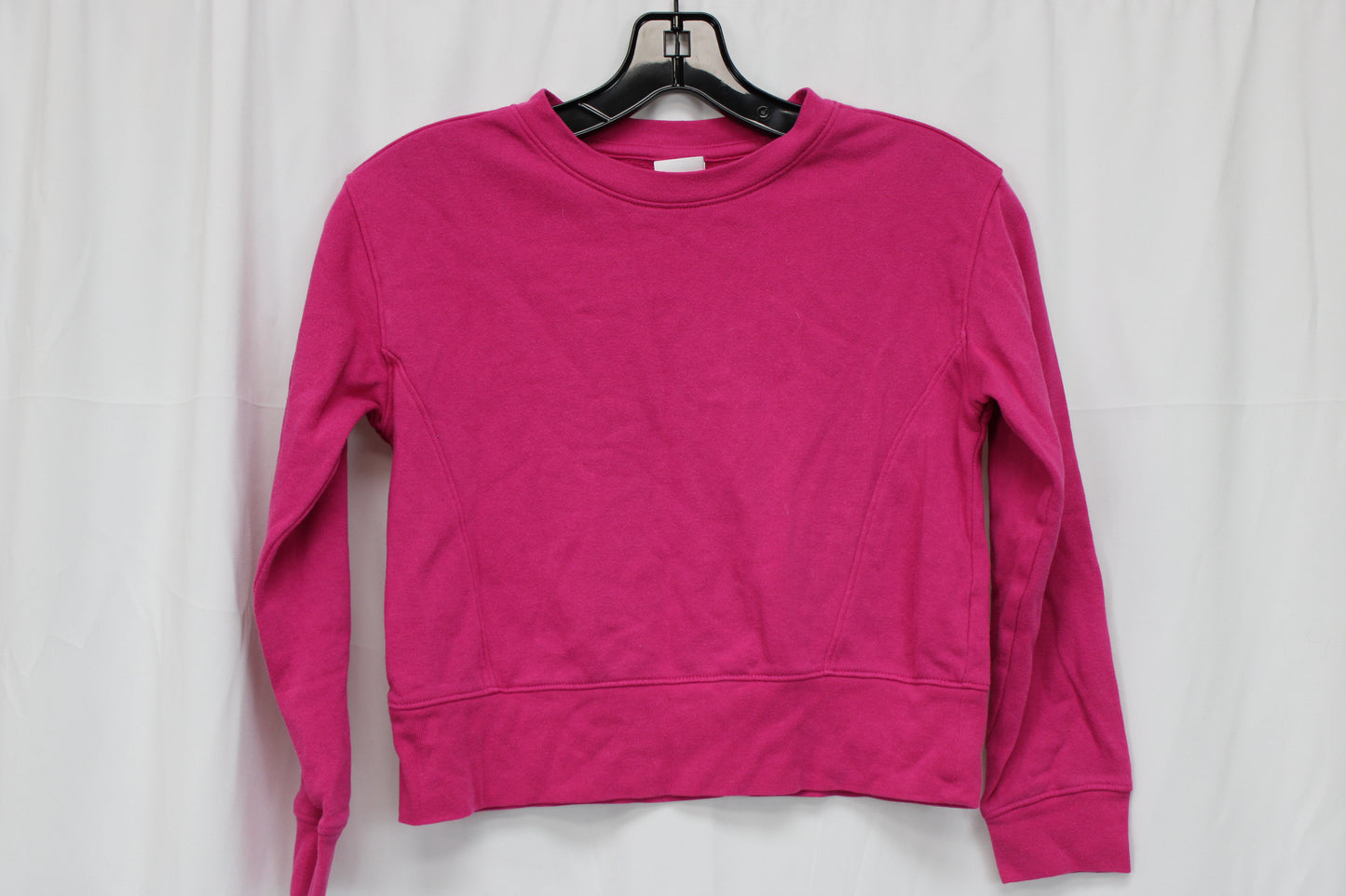 Athletic Works Long Sleeve Crewneck Bundle (2), Pink/Blue, Girls M