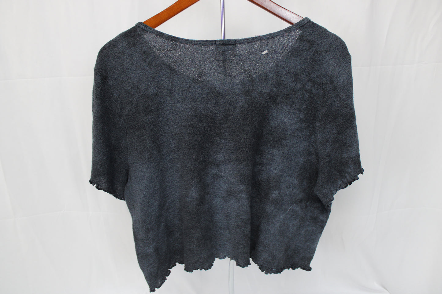 Billabong Knitted Cropped Top, Gray, Women’s L
