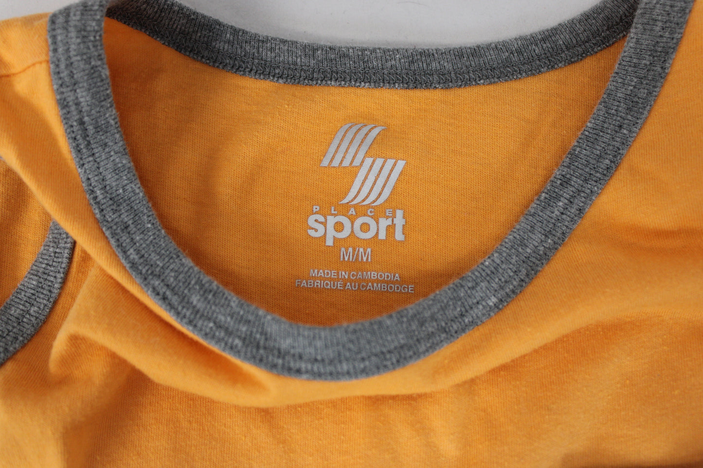 Place Sport Athletic Tank Top, Orange, Youth M